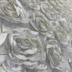 Peony Bouquet Table Linen in Ivory