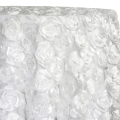 Peony Bouquet Table Linen in Ivory