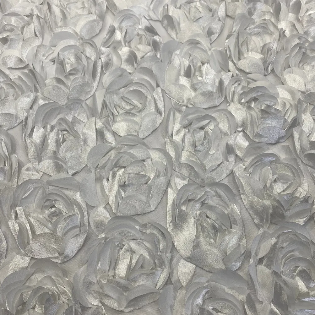 Peony Bouquet Table Linen in White