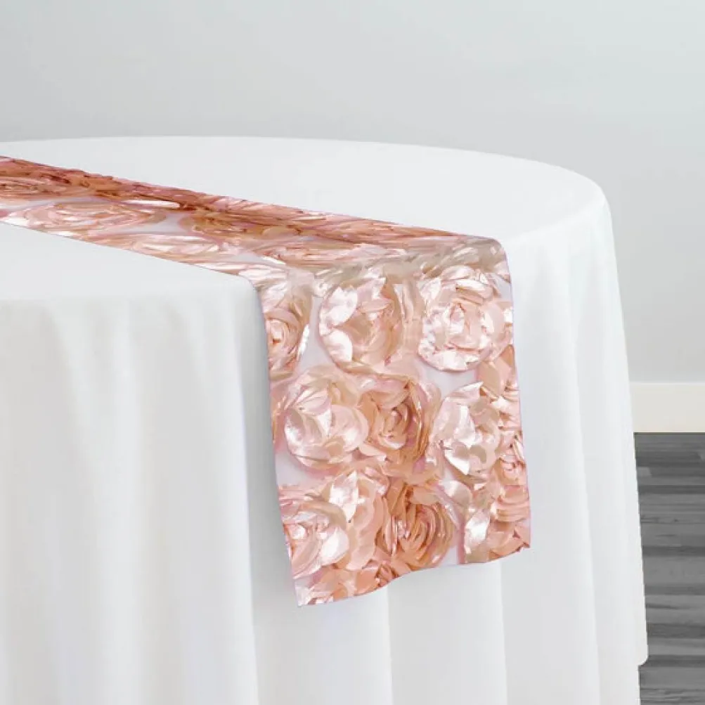 Peony Bouquet Table Runner in Blush