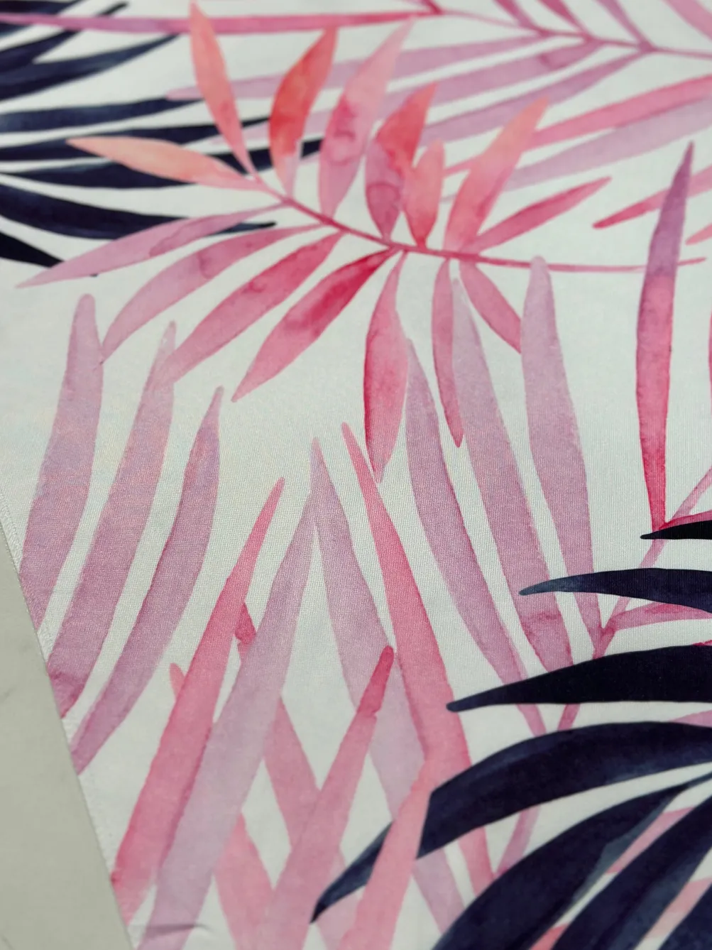 Pink Botanical (Poly Print) Table Linen