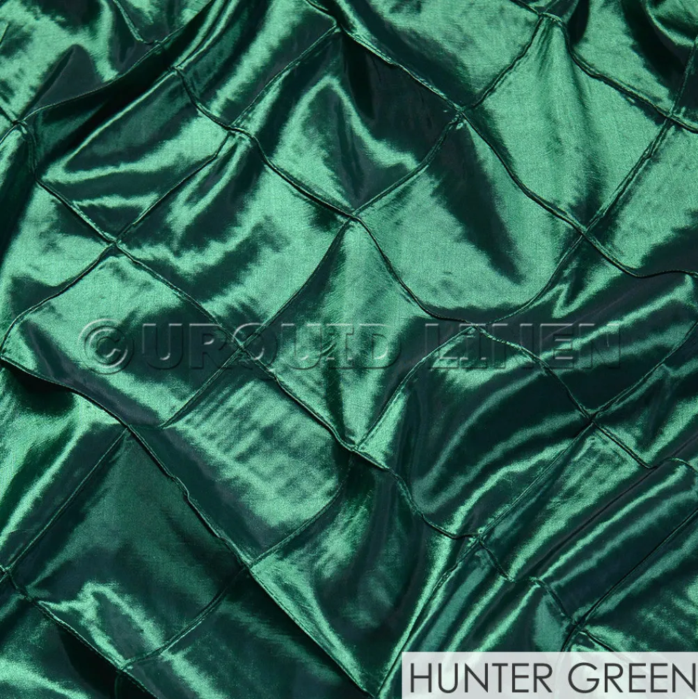 4" Pintuck Taffeta Banquet Fitted Tablecloths - Hospitality Line