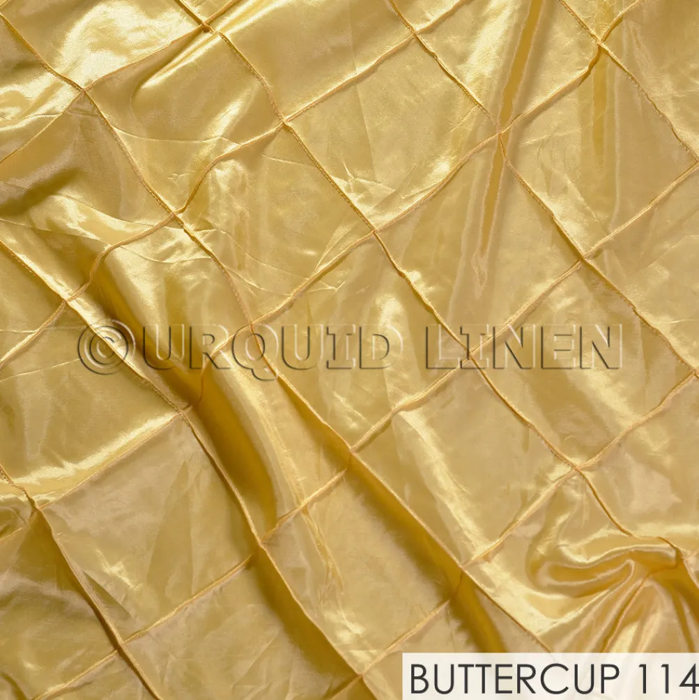 4" Pintuck Taffeta Banquet Fitted Tablecloths - Hospitality Line