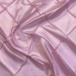 4" Pintuck Taffeta Table Linen in Pink 072
