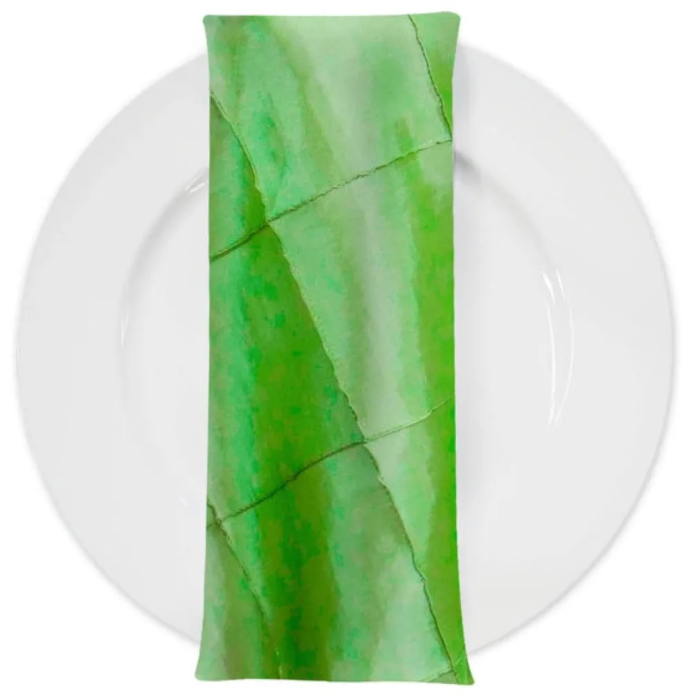 Pintuck Taffeta Table Napkin in Green (Alvin)