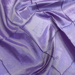 4" Pintuck Taffeta Table Napkin in Lavender