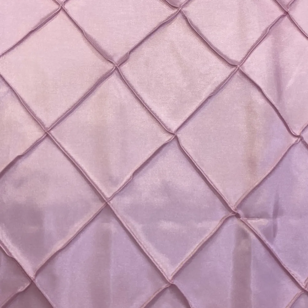4" Pintuck Taffeta Table Runner in Pink 072