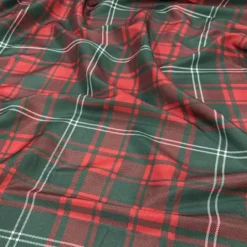 Plaid (Poly Print) Table Linen in Hollyridge
