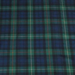 Plaid (Poly Print) Table Runner in Green