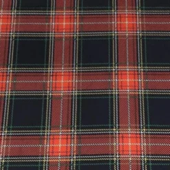 Plaid (Poly Print) Table Runner in Red and Green