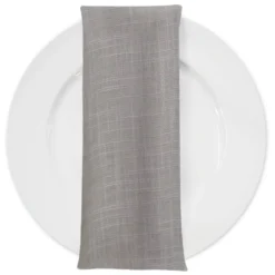 Poly Slub Linen Table Napkin in Beige