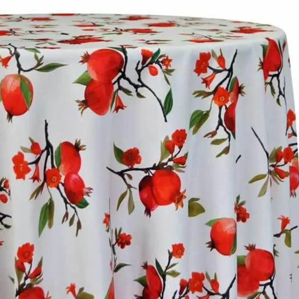 Pomegranate (Poly Print) Table Linen