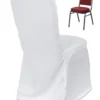 Poplin Crown Back Banquet Chair Cover - Basic Quality