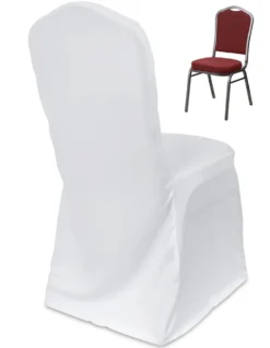 Poplin Crown Back Banquet Chair Cover - Basic Quality