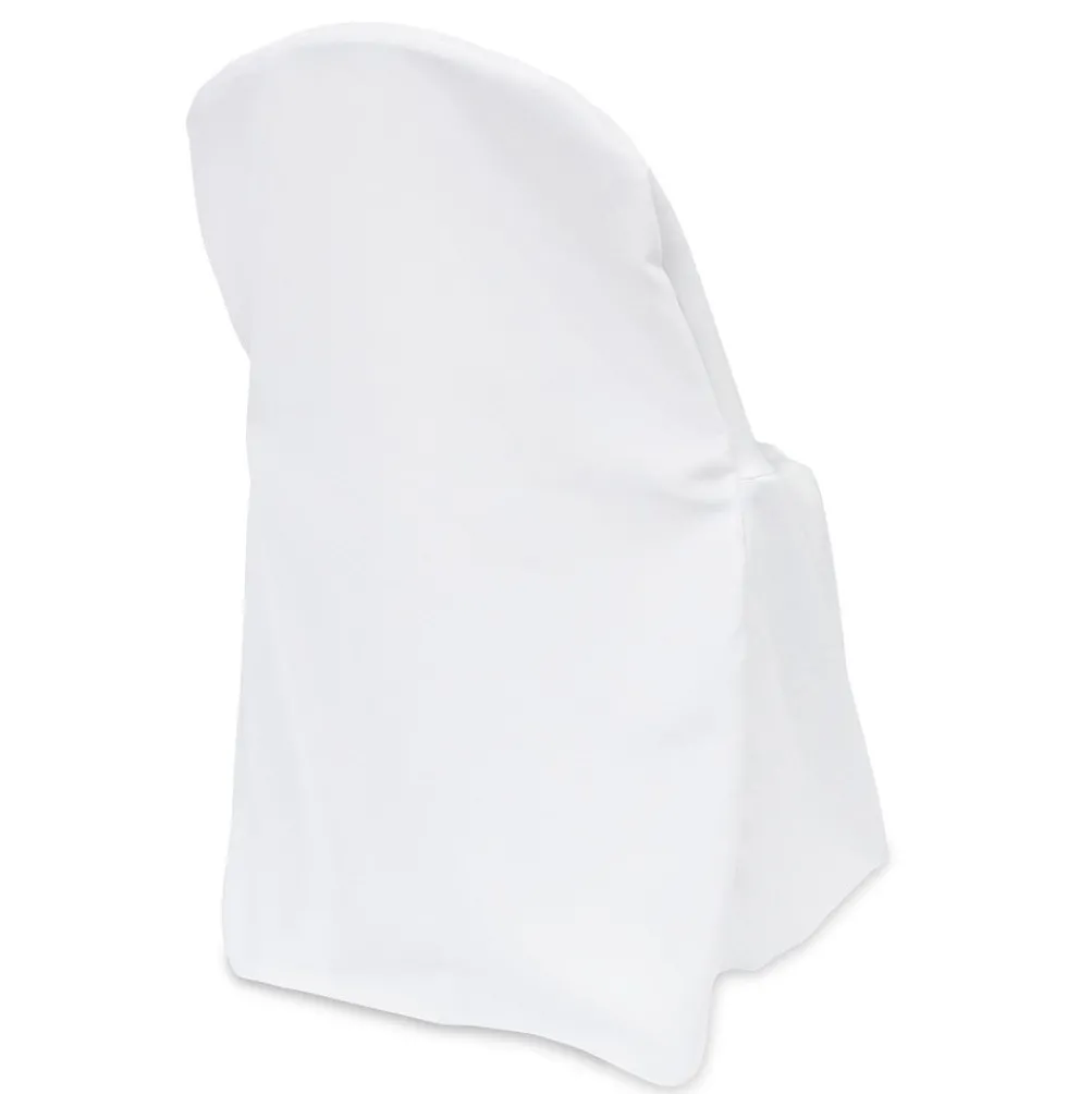Poplin Lifetime (Round Top) Plastic Folding Chair Cover - Basic Quality