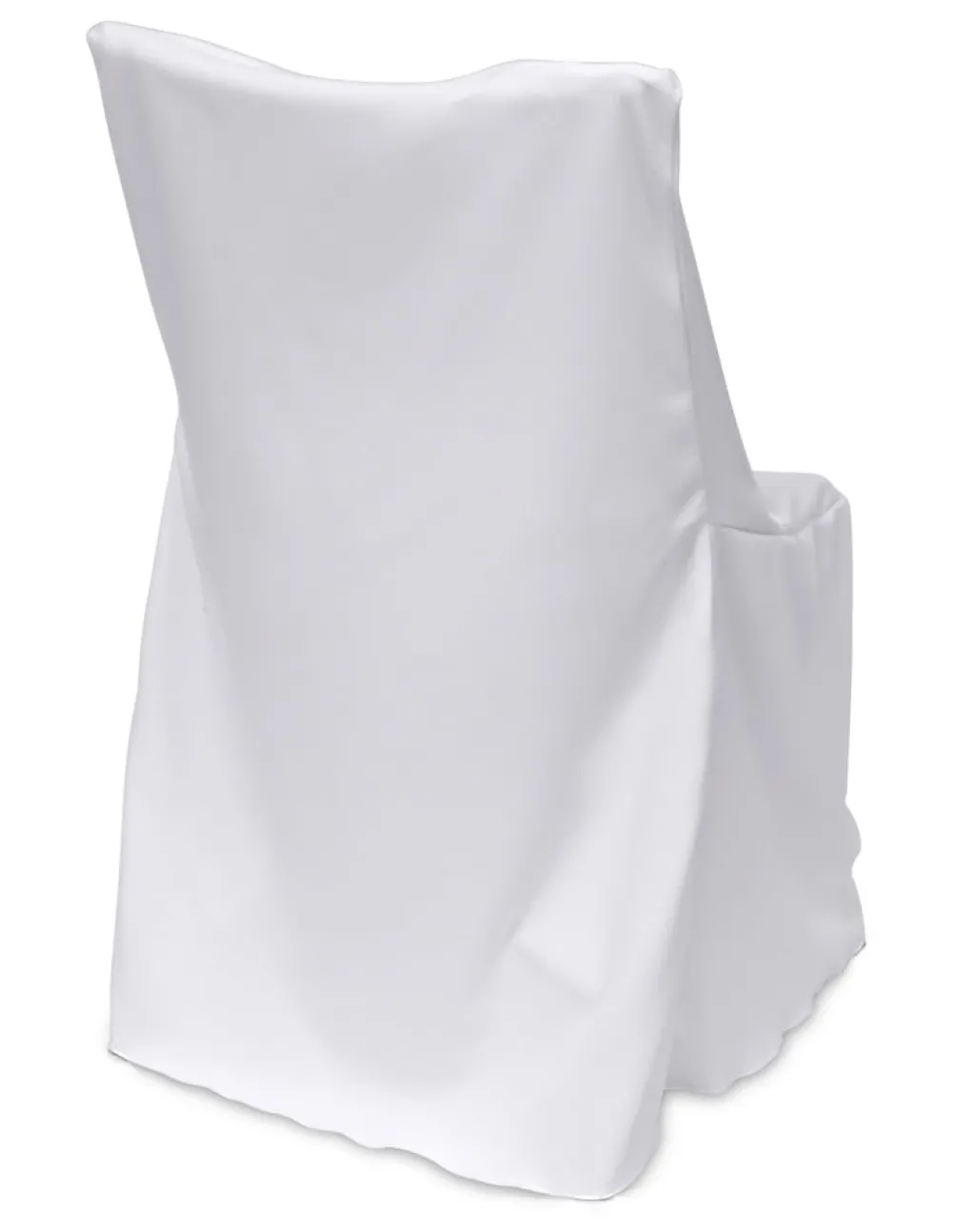 Poplin Lifetime (Square Top) Plastic Folding Chair Cover - Basic Quality
