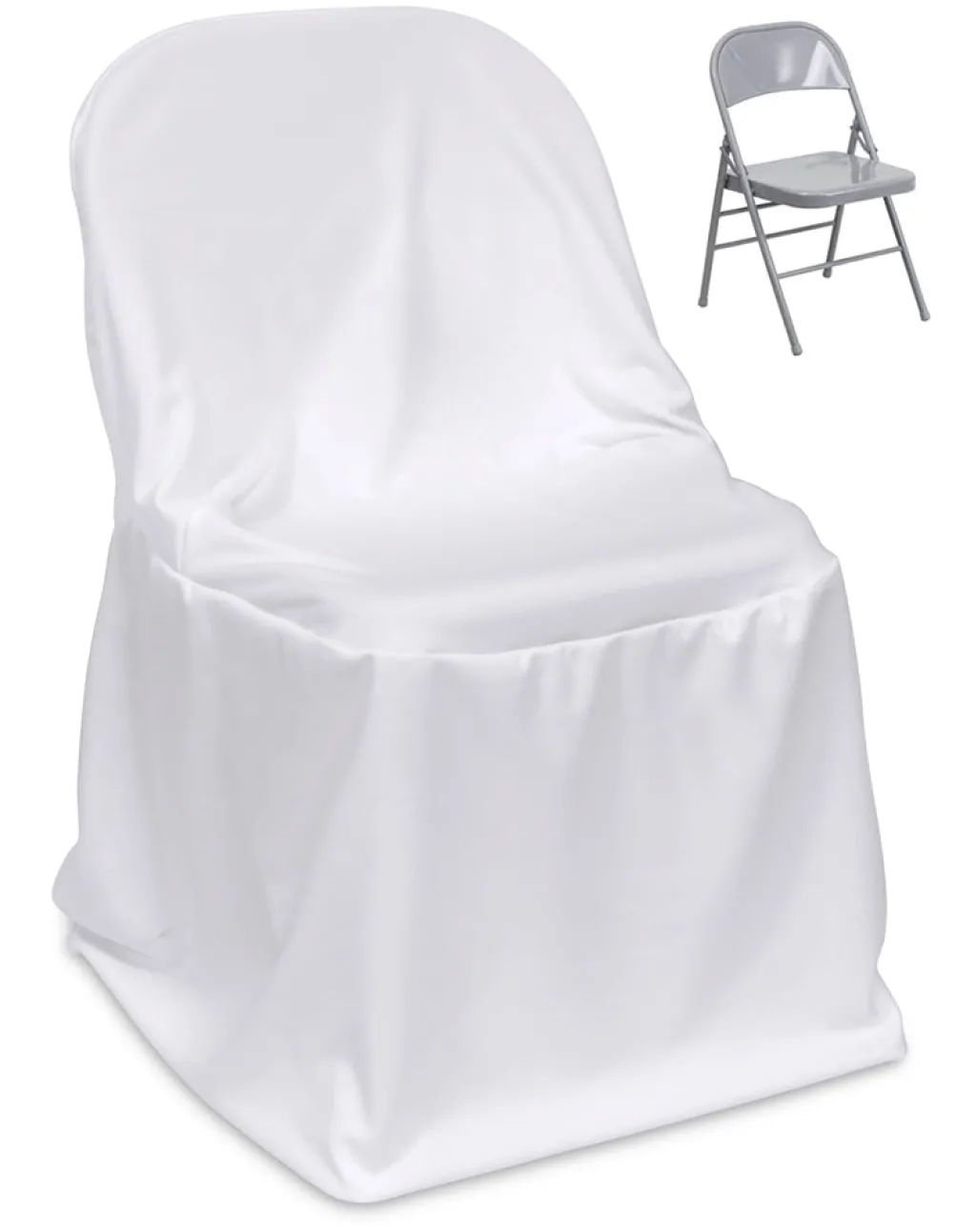 Poplin Metal Folding Chair Cover - Basic Quality