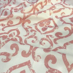 Portofino (Slub Print) Table Linen in Dusty Rose