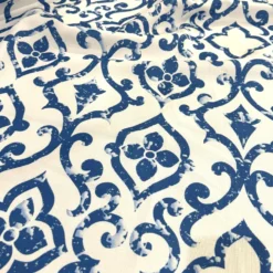 Portofino (Slub Print) Table Linen in Royal