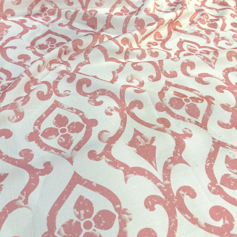 Portofino (Slub Print) Table Napkin in Dusty Rose