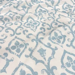Portofino (Slub Print) Table Napkin in Lt Blue