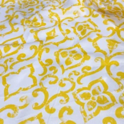 Portofino (Slub Print) Table Napkin in Yellow