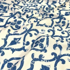 Portofino (Slub Print) Table Runner in Royal