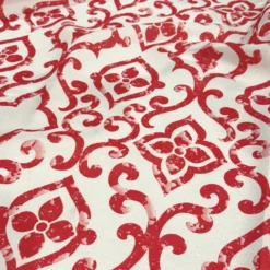 Portofino (Slub Print) Table Runner in Red