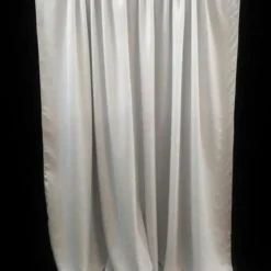 Premium Poly (Poplin) Drapery Panel in White