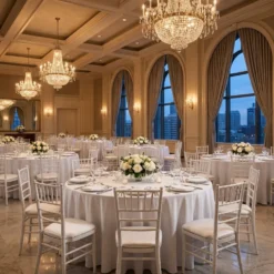 Premium Poly (Poplin) Table Linen in White