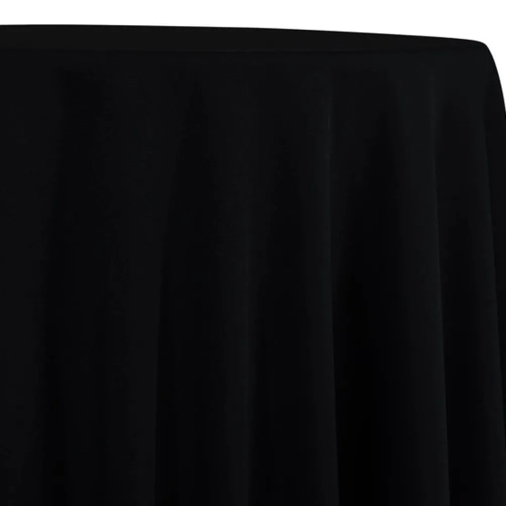 Premium Poly (Poplin) Table Linen in Black