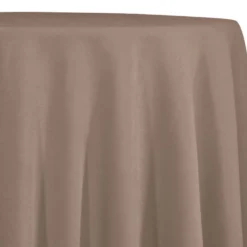 Premium Poly (Poplin) Table Linen in Taupe 1188