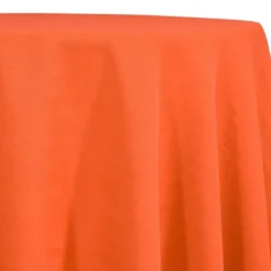 Premium Poly (Poplin) Table Linen in Orange 1405