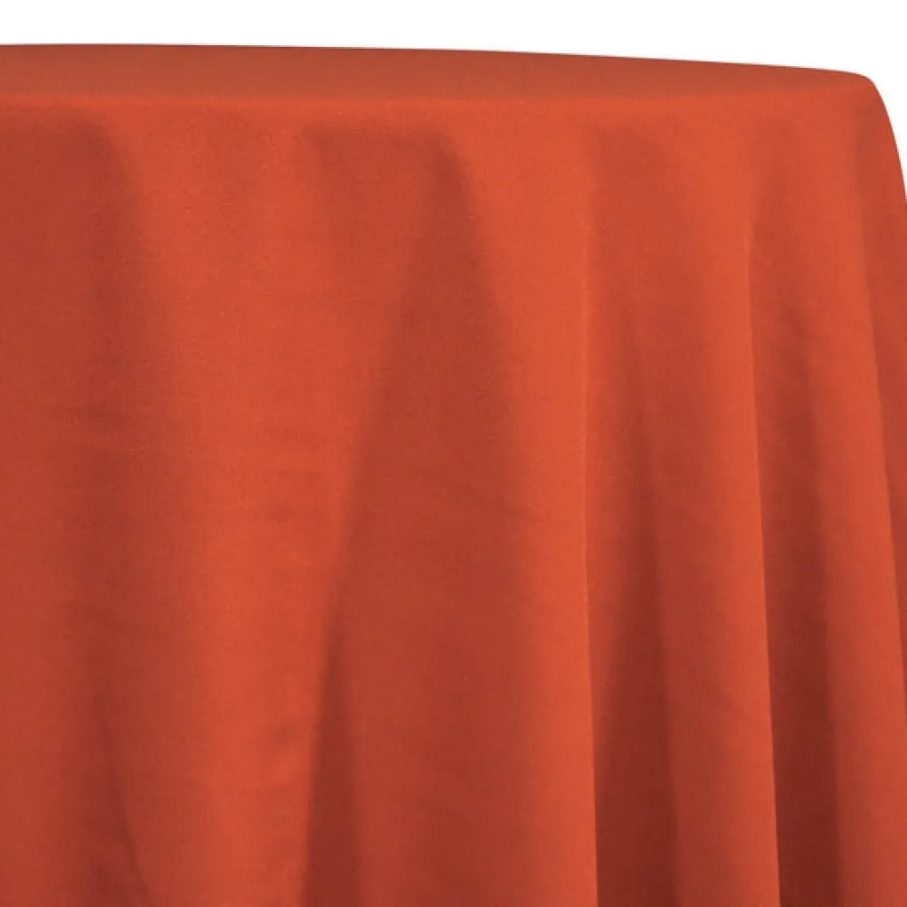 Premium Poly (Poplin) Table Linen in Rust 1352