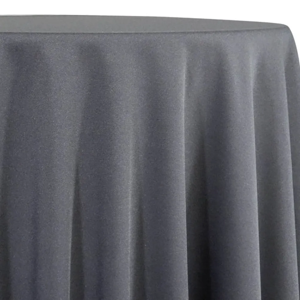 Premium Poly (Poplin) Table Linen in Charcoal 1480