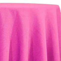 Premium Poly (Poplin) Table Linen in Hot Pink 1195