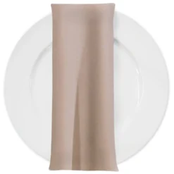 Premium Poly (Poplin) Table Napkin in Stone 1775