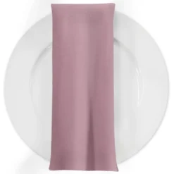 Premium Poly (Poplin) Table Napkin in Dusty Rose 1161