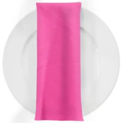Premium Poly (Poplin) Table Napkin in Fuchsia 1220