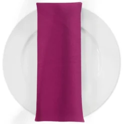 Premium Poly (Poplin) Table Napkin in Fuchsia 1222