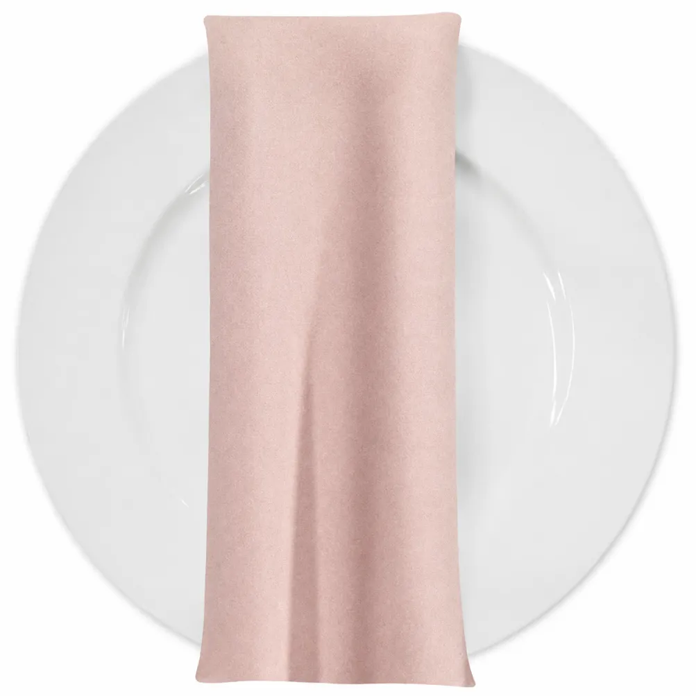 Premium Poly (Poplin) Table Napkin in Blush/G 1499