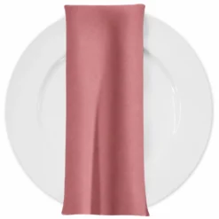 Premium Poly (Poplin) Table Napkin in D/Rose 1163