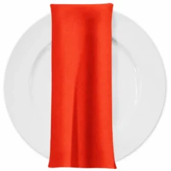 Premium Poly (Poplin) Table Napkin in Red/L 1193