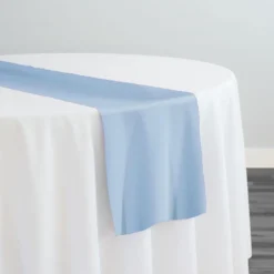 Premium Poly (Poplin) Table Runner in Blue 1123