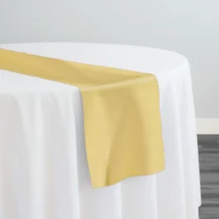 Premium Poly (Poplin) Table Runner in Yellow 1905