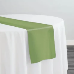 Premium Poly (Poplin) Table Runner in Lime 1704