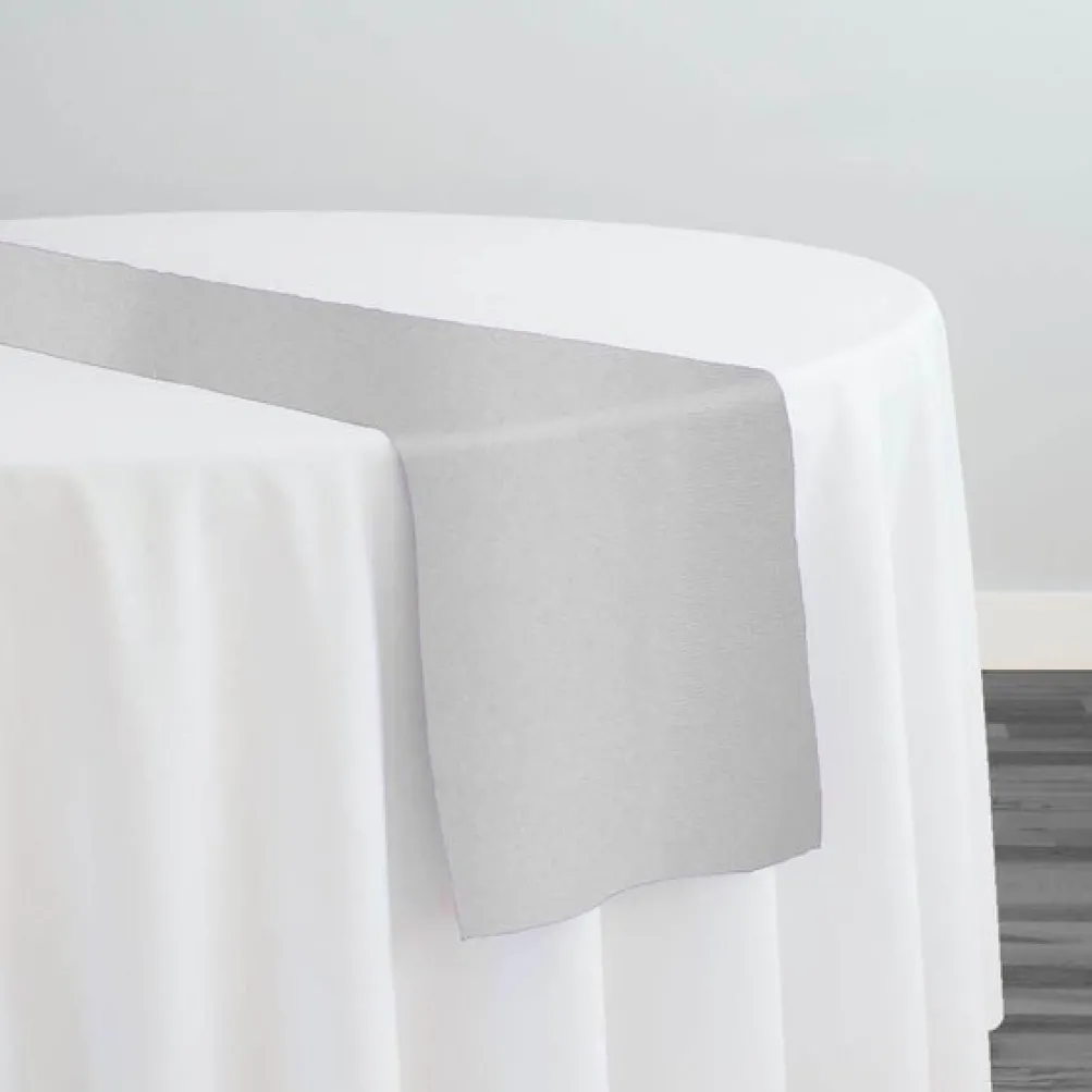 Premium Poly (Poplin) Table Runner in Off White 7105