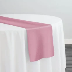 Premium Poly (Poplin) Table Runner in Dusty Rose 1162