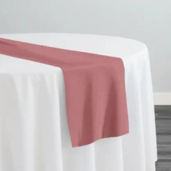 Premium Poly (Poplin) Table Runner in D/Rose 1163