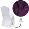 Premium Spandex Banquet Chair Cover in Raisin